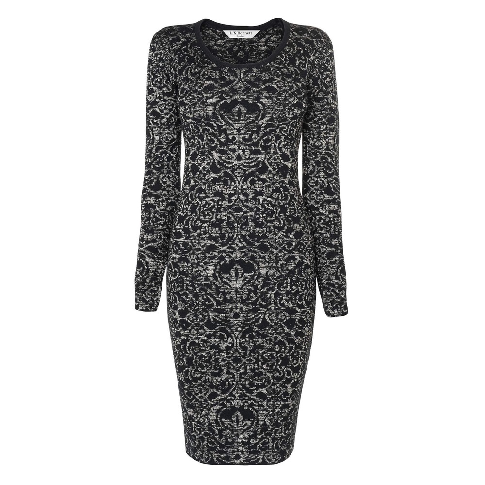 L.K.Bennet London TORINO wool blend DRESS